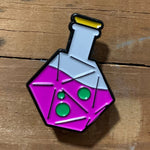 Soft Enamel "PolyDice Potion – Eldritch Blast" (Purple)