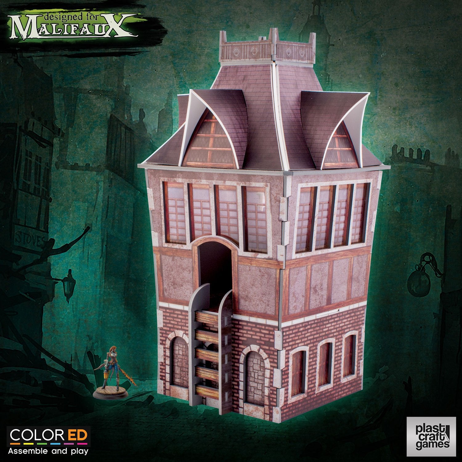 Malifaux Plast Craft Games The Tower (Colored)