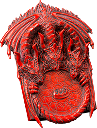 A Game of Thrones LCG Targaryen Resin House Card
