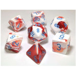 Lab Dice 3 Gemini: Poly Red/White/Blue (7)