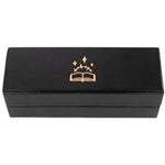 Role4Initiative: Faux Leather Dice Box and Rolling Tray with Gold Foil Wizard Logo