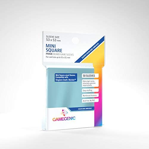 Gamegenic Prime Board Game Sleeves - Mini-Square