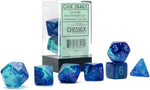 Gemini: Poly Blue-Blue/light blue Luminary 7-Die Set