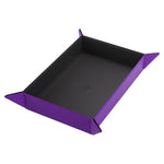Magnetic Dice Tray: Rectangular Black/Purple