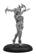 Hordes: Circle Orboros Tharn Bloodweaver Haruspex Command Attachment (White Metal)