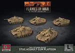 Flames of War: (German) Fallschirmjäger StuG Assault Gun Platoon (x5 Plastic)