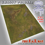 Tablewar 6x4 'Grassy Plains 2' F.A.T. Mat Gaming Mat