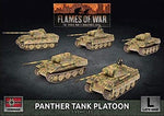Flames Of War (WWII): (German) Panther A Tank Platoon (x5 Plastic)