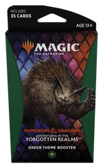 Magic the Gathering CCG: Adventures in the Forgotten Realms Theme Booster Green