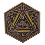 Infinite Black: D2 Coin - Yellow Sign (Copper)