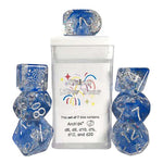 7CT Dice Set: Diffusion Shiny New Year (Arch'D D4 and Balance'D D20