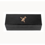 Role4Initiative: Faux Leather Dice Box and Rolling Tray with Gold Foil Ranger Logo