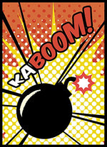 Deck Protectors - Kaboom! 100 Count Matte