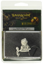 Warmachine: Mercenaries Gorten Grundback Rhulic Warcaster (White Metal)