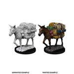 WizKids Deep Cuts Unpainted Miniatures: W7 Pack Mule