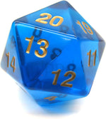 Transparent: 55mm D20 Countdown Sapphire/Gold