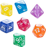 Mighty Tiny Dice: Rainbow Bits (7 Polyhedral Dice Set)