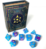 Elder Dice: Sigil of the Dreamlands Polyhedral Set - Kadathian Ice