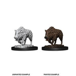 WizKids Deep Cuts Unpainted Miniatures: W7 Wild Boar