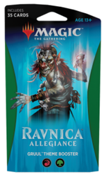 Magic the Gathering CCG: Ravnica Allegiance Theme Booster Gruul
