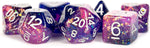 16mm Eternal Resin Polyhedral Dice Set: Purple/Blue (7)