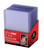Toploader: 3in x 4in Clear with Card Sleeves (25)
