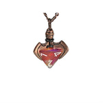 Dice Holder Jewelry: Blade Claw Pendant D4 - Old Copper Finish
