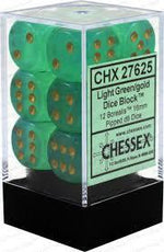 Borealis 2: 16mm D6 Light Green/Gold (12)