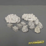28mm Terrain: City Accessories - Trash Set (resin)