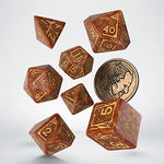 The Witcher Dice Set: Vesemir - The Wise Witcher (7 + coin)