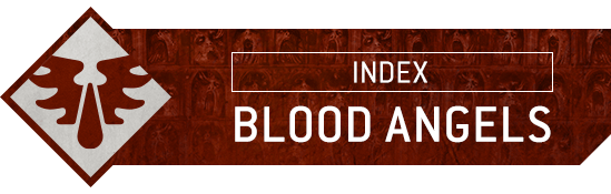 Warhammer 40K: Blood Angels Index Cards