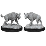 WizKids Deep Cuts Unpainted Miniatures: W14 Hyenas