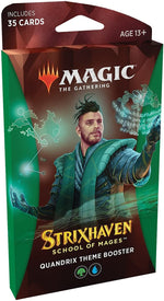 Magic the Gathering CCG: Strixhaven - School of Mages Quandrix Theme Booster