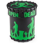 Zombie Black & Green Leather Dice Cup