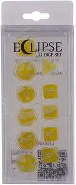 Eclipse: Poly 11 Dice Set- Lemon Yellow