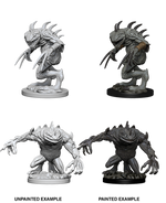 Dungeons & Dragons Nolzur`s Marvelous Unpainted Miniatures: Grey Slaad & Death Slaad