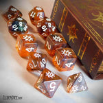 Elder Dice: Star of Azathoth 10 Dice Polyhedral Set: Glass and Wax