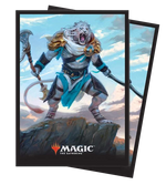 Magic the Gathering 2019 v1 Ajani Adversary of Tyrants Deck Protector Sleeves (80)