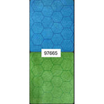 Megamat: 1in Reversible Blue-Green Hexes (34.5in x 48in Playing Surface)