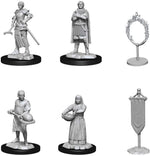WizKids Deep Cuts Unpainted Miniatures: W12 Castle - Kingdom Retainers