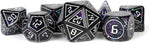 16mm Resin Poly Dice Set: Framed Void (7)