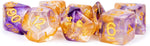 Unicorn Resin 16mm Polyhedral Dice Set: Royal Sunset (7)