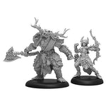Hordes: Circle Orboros Brighid & Caul Character Unit (Resin and White Metal)