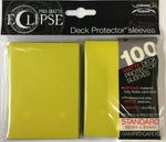 Pro-Matte Eclipse 2.0 Standard Deck Protector Sleeves: Lemon Yellow (100)