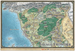 Dungeons and Dragons RPG: Forgotten Realms - Savage Frontier Map (31in x 21in)
