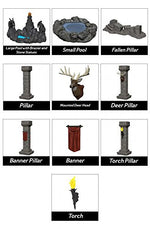 WizKids Miniatures: Fantasy Terrain - Painted Pools & Pillars (Set 1)