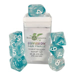 7ct Dice Set with Arch'D4: Diffusion Sea Foam