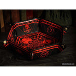 Elder Dice Folding Tray (Red on Black)