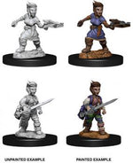 Pathfinder Deep Cuts Unpainted Miniatures: W8 Halfling Female Rogue