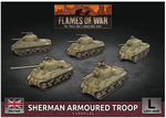 Flames Of War (WWII): Sherman Armoured Troop (x5 Plastic)